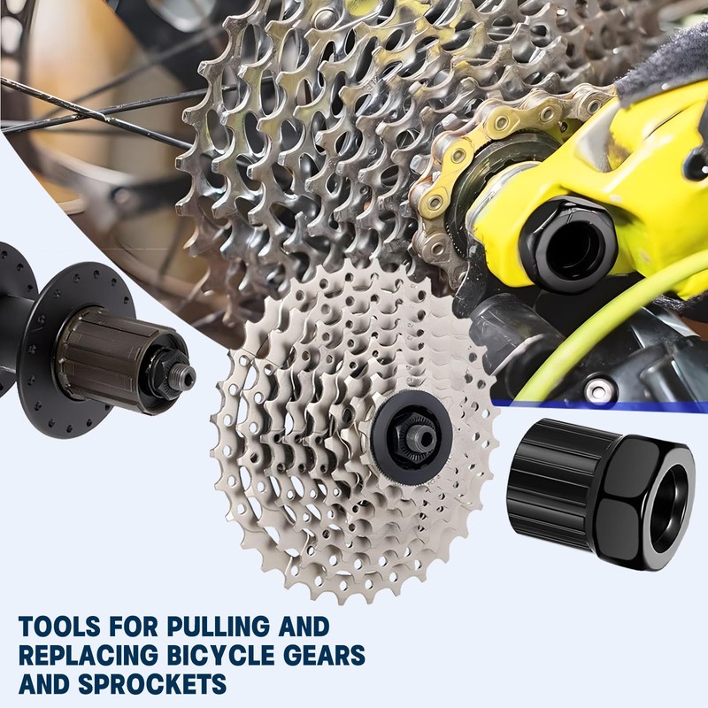 LPZMPZ 2 Pieces Sprocket Puller Sprocket Puller Bicycle Cassette Tool