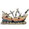 RVQIGYP Large Fish Tank Decoration Treasure Hunting Pirate Ship, Aquarium