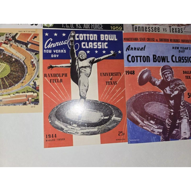 Pick Your Own Cotton Bowl Post Card from 50 years.