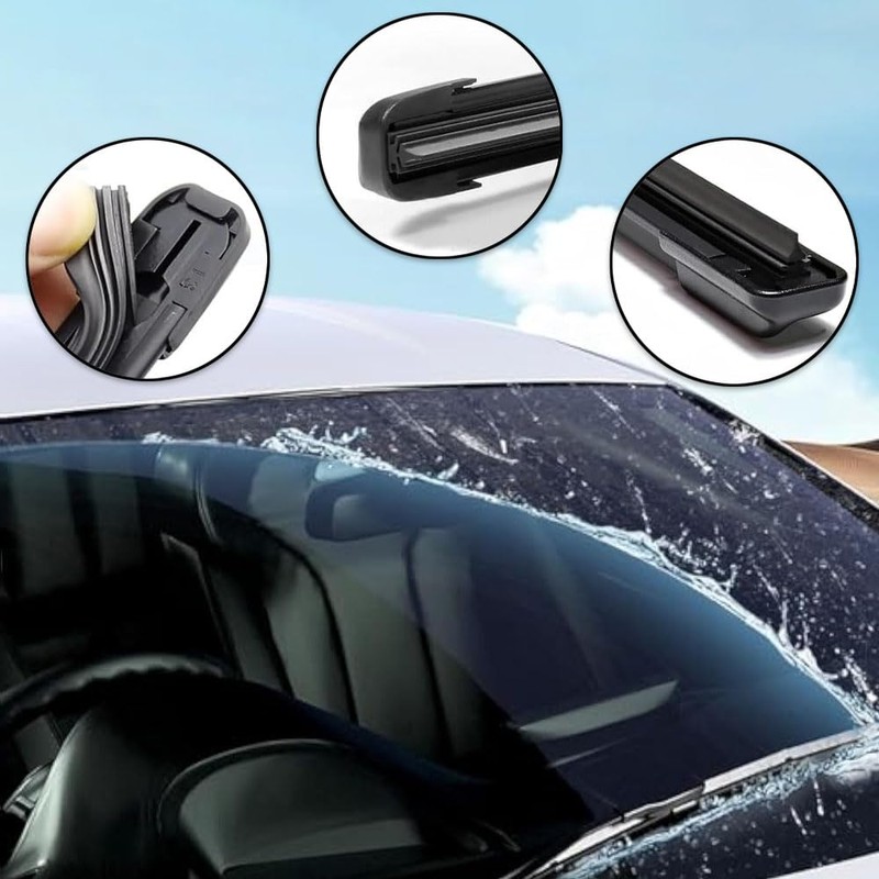 Pack of 6 Windscreen Wipers Rubber Windscreen Wipers Cutter Wiper