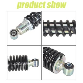 WFLNHB 2 x Front Shocks Absorber Spring Black Replacement for Yamaha Banshee 350 YFZ350 1987-2006 14.5Inch 3GG-23350-20-36