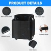 Bcuuozeeing Knee Bandage (Black-1 Piece)