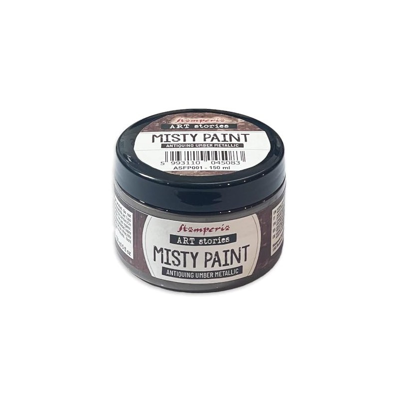 Stamperia ASFP001 Misty Paint, Antiquing umber, 150ml, 16 Count