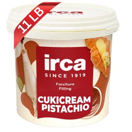 Irca, Cukicream Pistachio Cream Filling, 11 lb (5 kg), Pistachio Cream Bucket