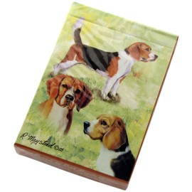 Best Friends Playing Cards, by Ruth Maystead - Beagle