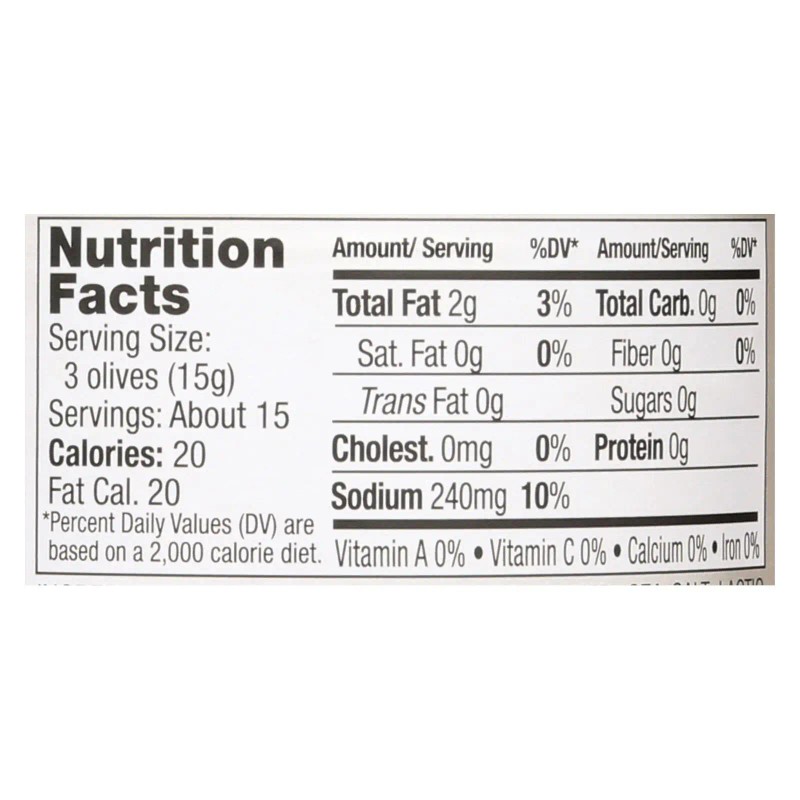 UD_Jeff's Garden-Fresh Castelvetrano Green Olives Pitted-5.5 Oz. Case of 6