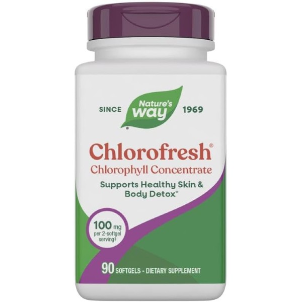 Nature’s Way Chlorofresh Chlorophyll Concentrate, Chlorophyll Supplements, Supports Detox Pathways*