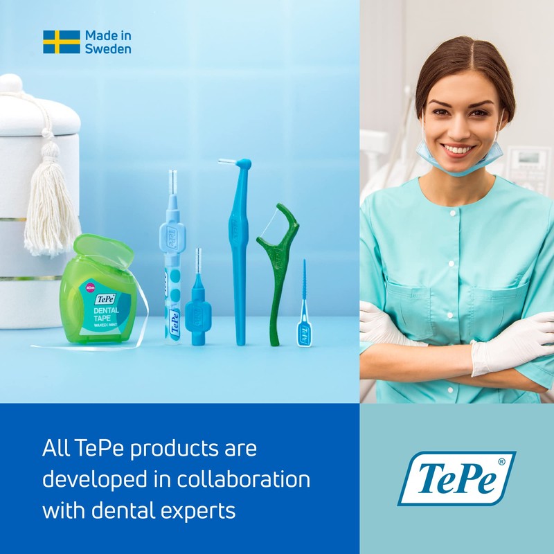 TePe Interdental Brushes Original Green | Size 5 | 0.8mm