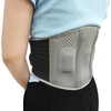 MEEEGOU Lumbar Massager Belt, Back Support, Adjustable Heating and Massage