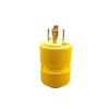 Locking Plug, Yellow, 30 AMP 250 Volt 3 Phase Twist