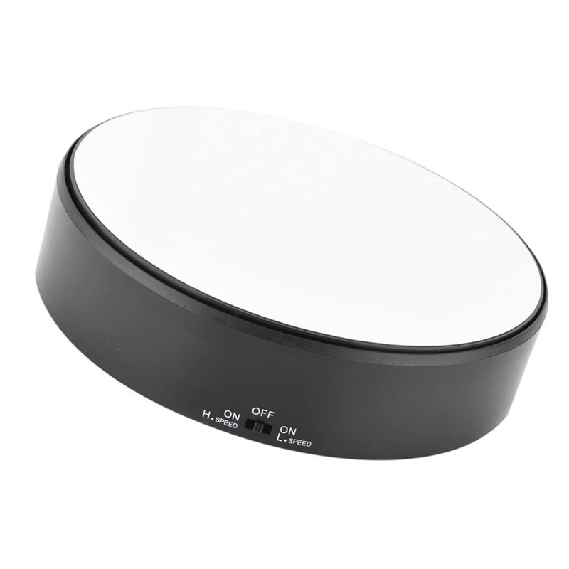 Mirror Surface 360° Rotary Display Stand Adjustable Rotating Speed Turntable