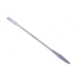 A2Z-AS03 Stainless Steel Double Ended Wax Mixing Modeling Carver Restorative Makeup Spatula, Round & Tapered Arrow End, 7" Length
