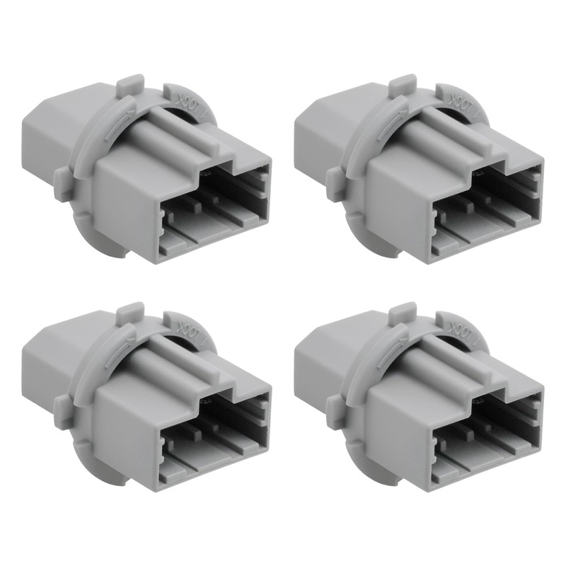 MDEOOSKY G14S-51-3E7 Rear Brake Light Bulb Socket 4Pcs, Replacement for