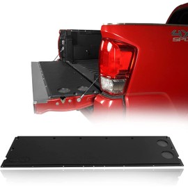 V8 GOD Tailgate Mat Tacoma Flat Tailgate Cover Panel Table Plate Pad Tailgate Mat Black for Toyota Tacoma 2005-2023 (2nd & 3rd Gen)