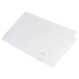PATIKIL L Tipo Carpetas 12 Paquete A4 Plástico Archivo Proyecto Bolsillos Trasparente Papel Documento Cubierta Funda para Oficina, Trasparente