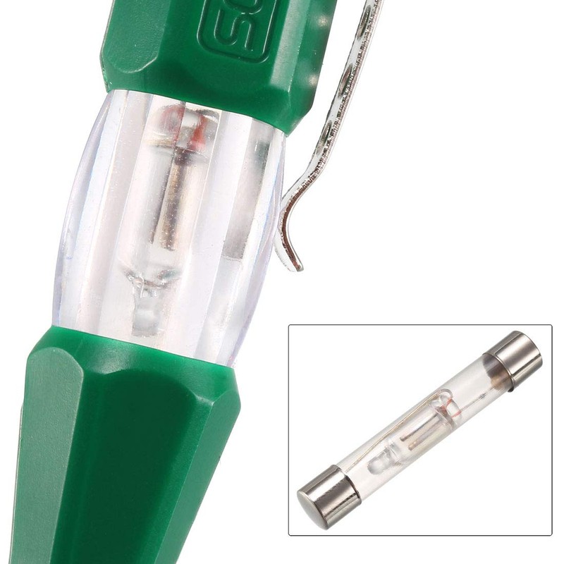 sourcing map Voltage Tester AC 100-500V with 3mm Slotted Screwdriver