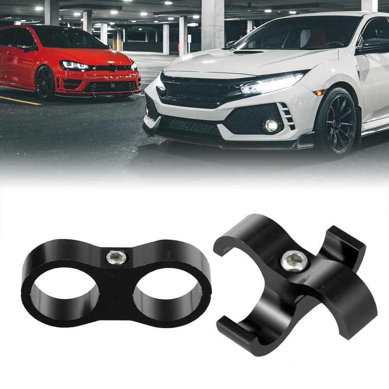 X AUTOHAUX AN12 Car Auto Hose Separator Clamp Fuel Line