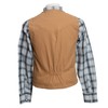 Wyoming Traders Men's Standard Bronco Canvas Vest, Tan, Medium
