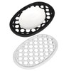 2pcs Silicone Soap Holder, Soap Dish with Drainage Holes, Non-Slip
