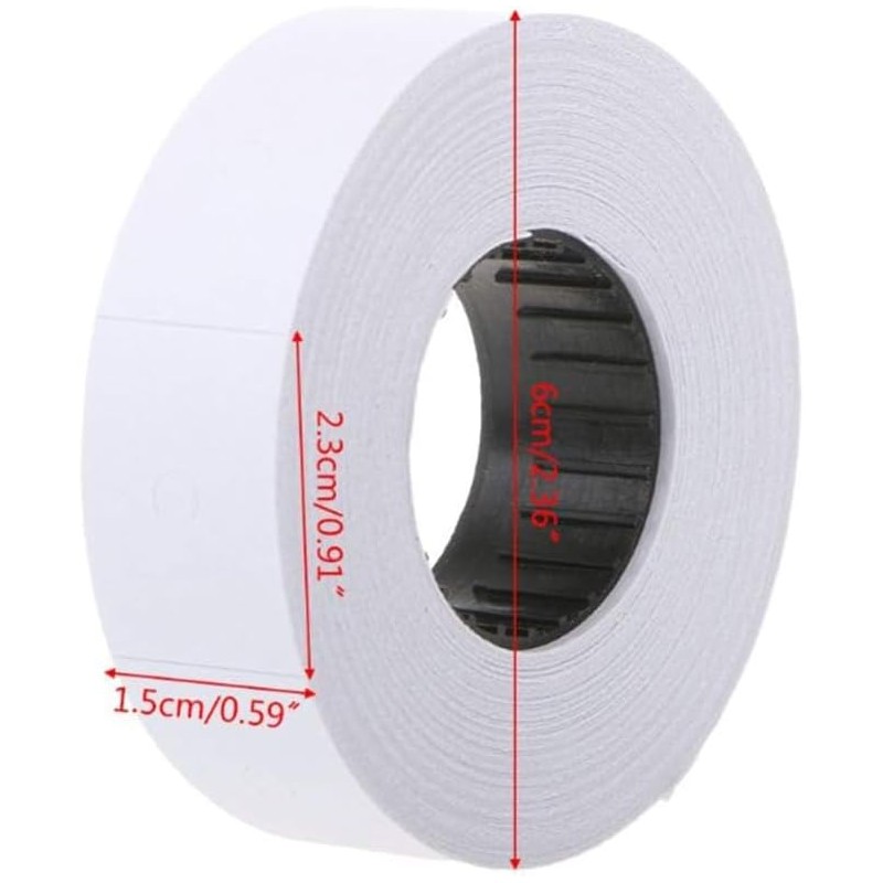 2 Line Price Labels - 40 Rolls of Pricing Labels