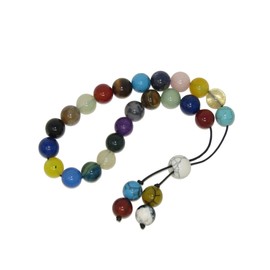N5 MG Loose Strung Worry Beads 10mm Mixed Gemstone Beads Handmade Design