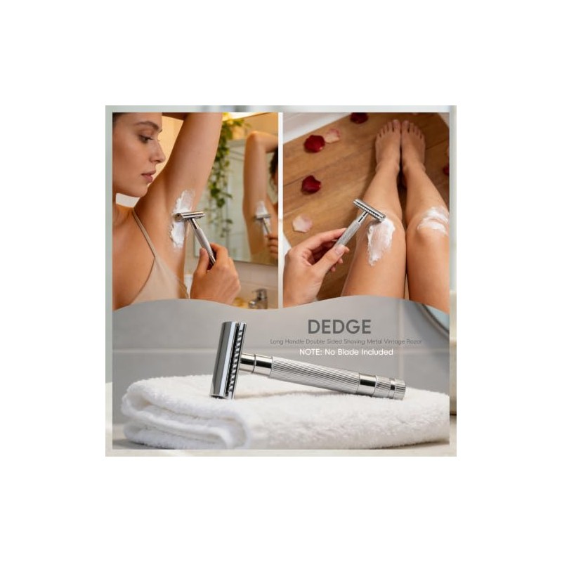 Dedge Classic Double Edge Safety Razor,Manual Shaving for a Close