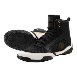 Hayabusa Mayweather Champ Boxing Shoes for Men & Women - Black/Gold, 11