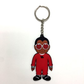 ラバーキーチェーン 【OompaLoompa】 ウンパルンパ ロゴ 3D キーホルダー 並行輸入 アメリカン雑貨