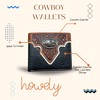 Western Stakes Mens Wallet Floral Tooled Cowboy Praying Concho Embossed