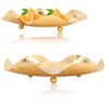 Countertop Fruit Holder Basket, Gold Fruit Storage Bowl Kitchen &