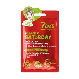 7Days Face Mask Romantic Saturday, 28gr