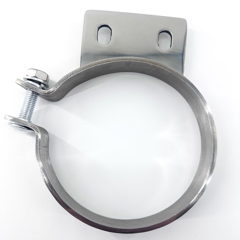 5" Chorme Mount Bracket Clamp for Peterbilt Exhaust Stack 379