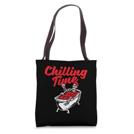 Chilling Time - Bathtub Wellness Hot Tub Bubble Bath Tote Bag