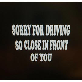 716 vinyl Vinyl decals for cars trucks toolbox funny bad drivers bumper stickers JDM EURO