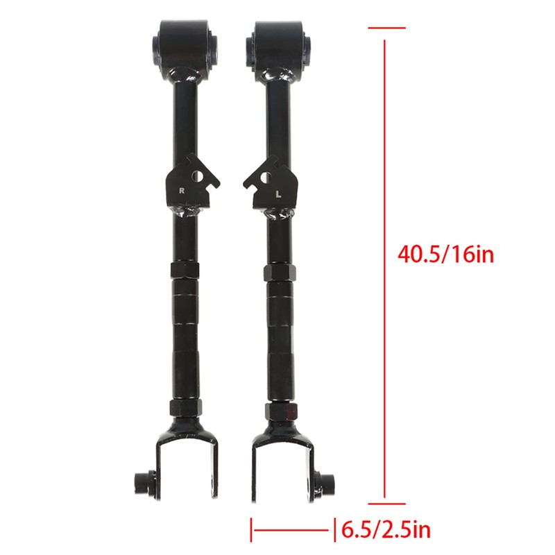 SEBLAFF 2-Pack Adjustable Rear Alignment Camber Arm Kit Replacement for