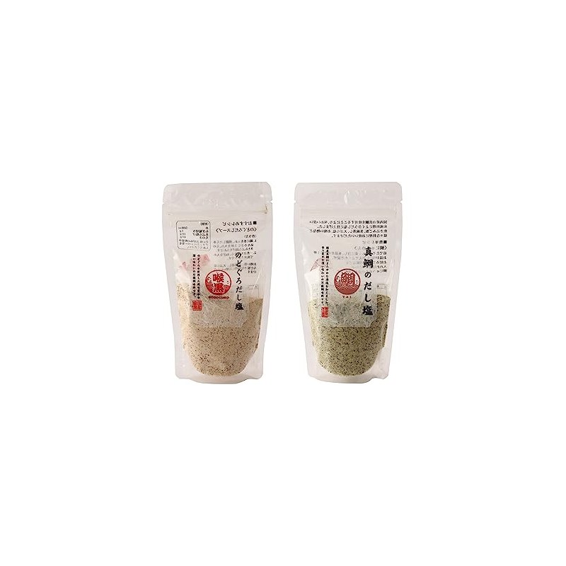 Hagi no Foods Dashi Salt 2 Types Set (Red Snapper