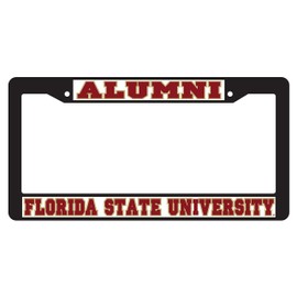 Florida State Seminoles Plate Frame (BLACK PLATE FRAME FSU ALUMNI (17097))