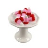 Craft Supply - Artificial FAKE Resin Candy Corn Valentines White