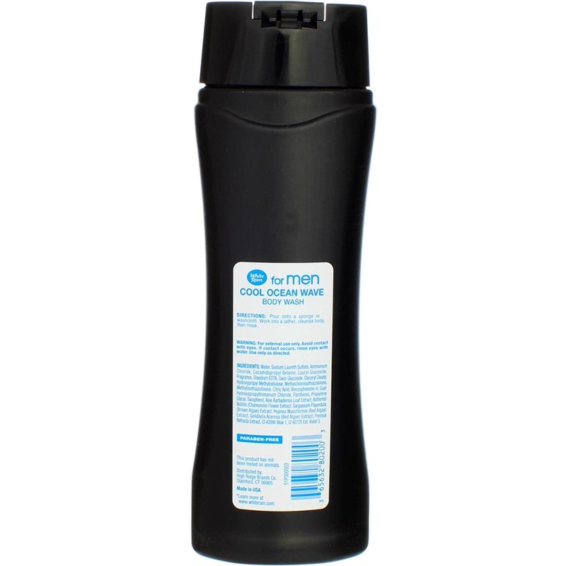 White Rain Body Wash For Men, Cool Ocean Wave 12