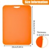 36.5*25*0.3cm Flexible TPU Cutting Board with Juice Groove,Resistant Scratch,Non-Slip Kitchen