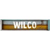WILCO Rectangle Painted Wood Look Decal Bumper Sticker for use