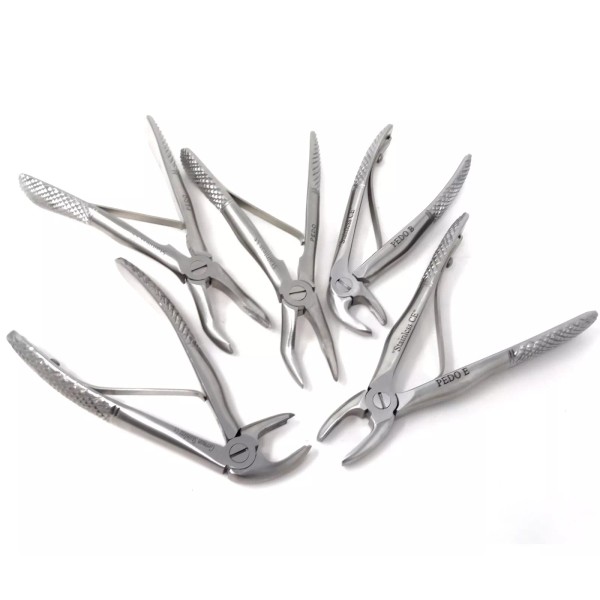 A2Z Scilab Pedo Extracting Forceps 5 Pcs Kelin Set Dental