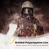 Homaisson 15 M/50 Ft Braided Polypropylene Line with Spring Hook