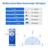 Micro Servo Motor Kit Binghe 6 Pieces 9G Micro Servo