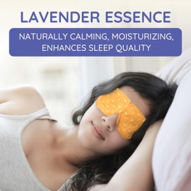 Naptuno Steam Eye Masks for Dry Eyes – Self-Heating Eye Mask with Soothing Lavender – Disposable Steam Eye Masks for Sleep, Relaxation & Puffy Eyes – 16 Count with Bonus Aroma Stickers