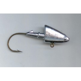 S & J's TACKLE BOX SHAD Head JIGS Hand Poured 3/4oz X #4/0 Eagle Claw Hook (10 per Pack)