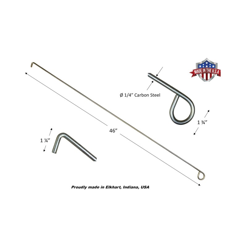 SunWave RV Awning Pull Rod - Made in USA with