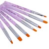 7 X Acrylic UV Gel Nail False Tips Builder Brush