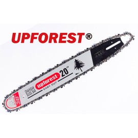 20" Replacement Chainsaw Bar & Chain Combo - 3/8" Pitch, 050 Gauge, K095 Mount, 72 Drive Link For Husqvarna 257, 261, 365, 372XP, 455 Rancher, 460 Rancher, 570, 576XP, Jonsered, Poulan (KN20072CY4L)