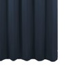 LEMOMO Navy Blue Blackout Curtains/38 x 63 Inch/Set of 2